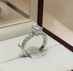 Anello di fidanzamento - 18k Oro bianco  - 2.30ct. tw. Diamante(Coltivato in laboratorio)