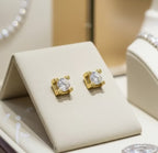 Orecchini a lobo - 18carati Oro Giallo - 2,10 ct. tw. Diamante