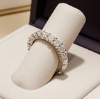 Anello riviera - 18 carati Oro bianco - 2,31ct. tw. Diamante (Coltivato in laboratorio)