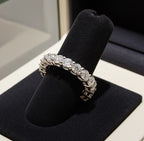 Anello riviera - 18 carati Oro bianco - 2,31ct. tw. Diamante (Coltivato in laboratorio)