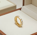 Anello riviera - 18 carati Oro giallo - 3.15ct. tw. Diamante (Coltivato in laboratorio)