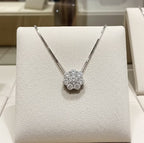 Set Collana e Orecchini in Oro 18k con diamante naturale 2,20 ct
