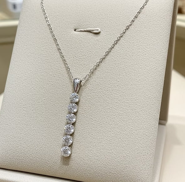 Set Completo Collana e Orecchini con diamante naturale 2,40 ct