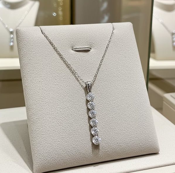 Set Completo Collana e Orecchini con diamante naturale 2,40 ct