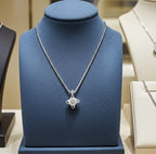 Collana punto luce con diamante naturale 0,27ct
