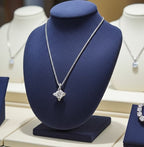 Collana punto luce con diamante naturale 0,27ct