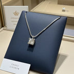 Collana punto luce in Oro Bianco  con diamante naturale 0,25 ct