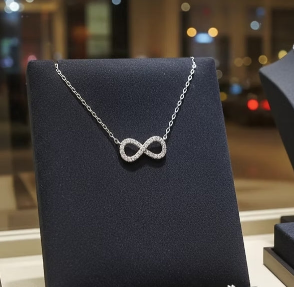 Collana con ciondolo - 18k bianco 0.21ct. tw. Diamante (Naturale)