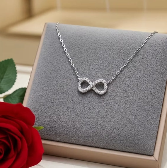 Collana con ciondolo - 18k bianco 0.21ct. tw. Diamante (Naturale)