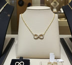 Collana con ciondolo - 18k Giallo 0.21ct. tw. Diamante (Naturale)