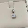 Ciondolo - 18 carati Oro bianco - 0.25ct. tw. Diamante ( naturale)