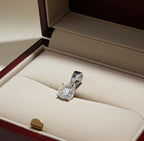 Ciondolo - 18 carati Oro bianco - 0.25ct. tw. Diamante ( naturale)