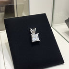 Ciondolo - 18 carati Oro bianco - 0.29ct. tw. Diamante ( naturale)
