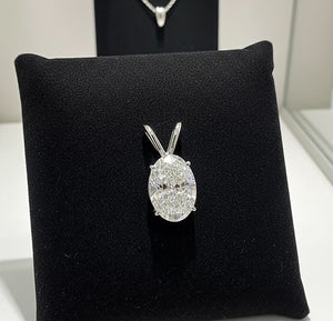 Ciondolo - 18 carati Oro bianco- 0.35ct. tw. Diamante ( naturale)