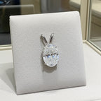 Ciondolo - 18 carati Oro bianco- 0.35ct. tw. Diamante ( naturale)