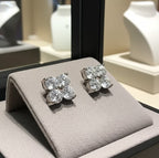 Orecchini - 18 carati Oro bianco - 1,20ct. tw. Diamante (Naturale)