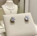 Orecchini - 18 carati Oro Bianco - 0.80ct. tw. Diamante (Naturale)