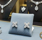 Orecchini - 18 carati Oro bianco - 1,20ct. tw. Diamante (Naturale)