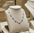 collana pendente in Oro Bianco18k - diamanti naturali 1,80