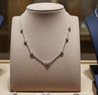 collana pendente in Oro Bianco18k - diamanti naturali 1,80