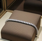 Bracciale tennis in Oro Bianco 18k diamanti naturali 2,22 ct