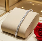 Bracciale tennis in Oro Bianco 18k diamanti naturali 2,22 ct