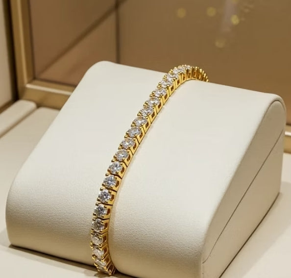 bracciale tennis con diamanti naturali 3,01 ct