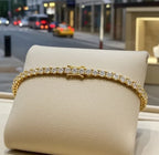 bracciale tennis con diamanti naturali 3,01 ct