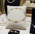 Bracciale in oro Giallo 18k - diamante naturale 0,90ct