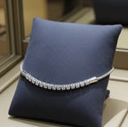Bracciale - 3 g - 1,50 ct - 18 carati Oro bianco - Diamante Naturale