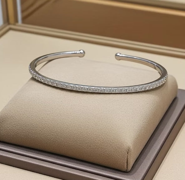 Bracciale in oro bianco 18k e diamanti naturali 1.55ct
