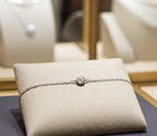 Bracciale con diamante naturale 0,15 ct