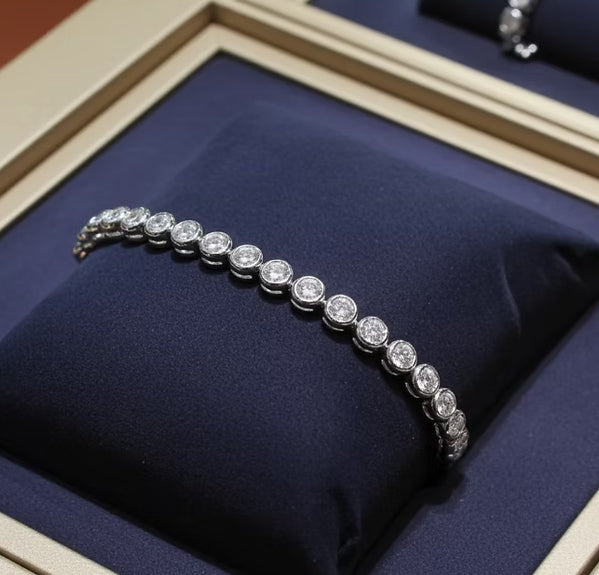 Bracciale tennis a cipollina con diamanti naturali 1,50 ct