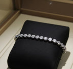 Bracciale oro bianco 18k - 3.00ct. tw. Diamante (Naturale)