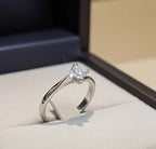 Anello solitario diamante naturale 0.25ct certificato IGI D IF