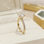 Anello di fidanzamento - 18k giallo - 1.29ct. tw. Diamante (Naturale)