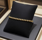 Bracciale tennis a cipollina con diamanti naturali 3,80 ct