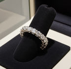 Anello riviera - 18 carati Oro bianco - 1.80ct. tw. Diamante Naturale