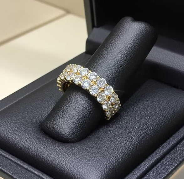 Anello - 18 carati Oro Giallo - 3.08ct. tw. Diamante (Naturale) - Diamante