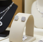 Orecchini - 18 carati Oro bianco - 1,00ct. tw. Diamante (Naturale)