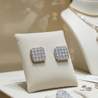 Orecchini - 18 carati Oro bianco - 1,00ct. tw. Diamante (Naturale)