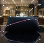 Bracciale - 18 carati Oro bianco - 4.30ct. tw. Rubino - Diamante