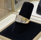 Anello Uomo - 18 carati Bicolore - 0.81ct. tw. Diamante (Naturale)