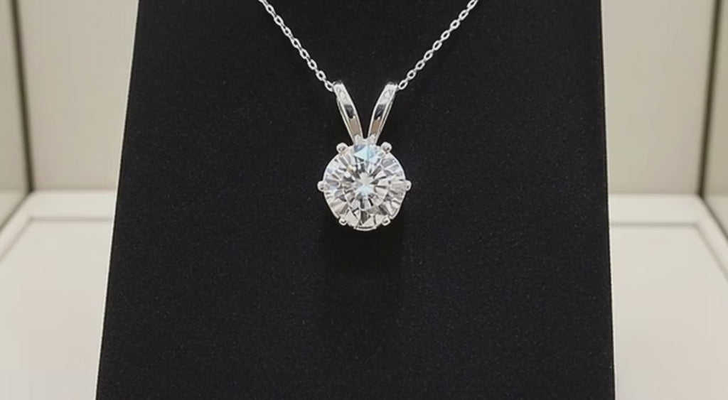 Collana punto luce con diamante naturale 0,46ct